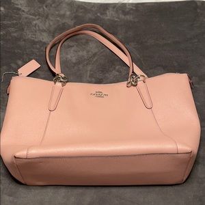 Leather coach bag